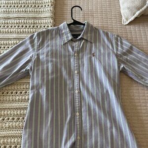 Ralph Lauren Striped Purple and Green women’s Shirt